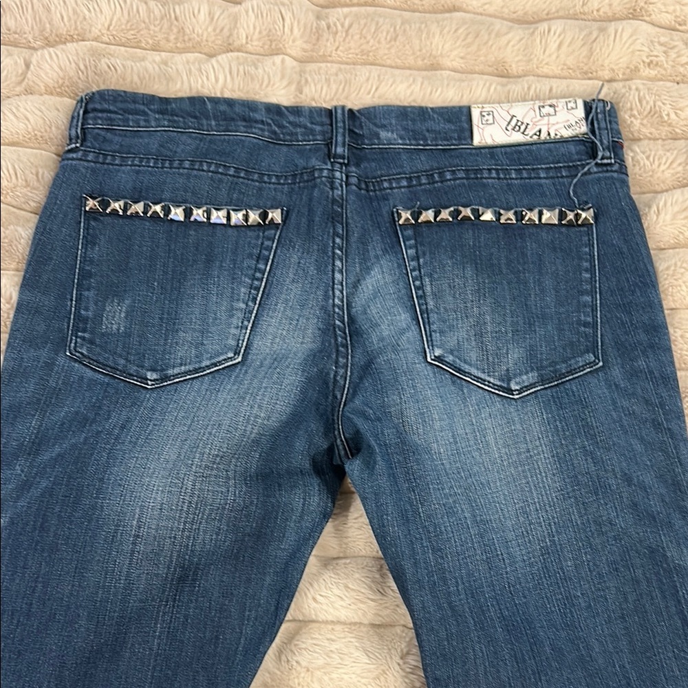 Blank NYC Studded Blue Jeans